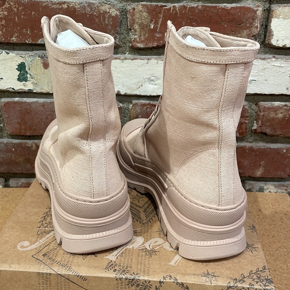 ⭐NWB⭐Free People - Camp Out Canvas Combat Boot size 39 - Picture 12 of 14